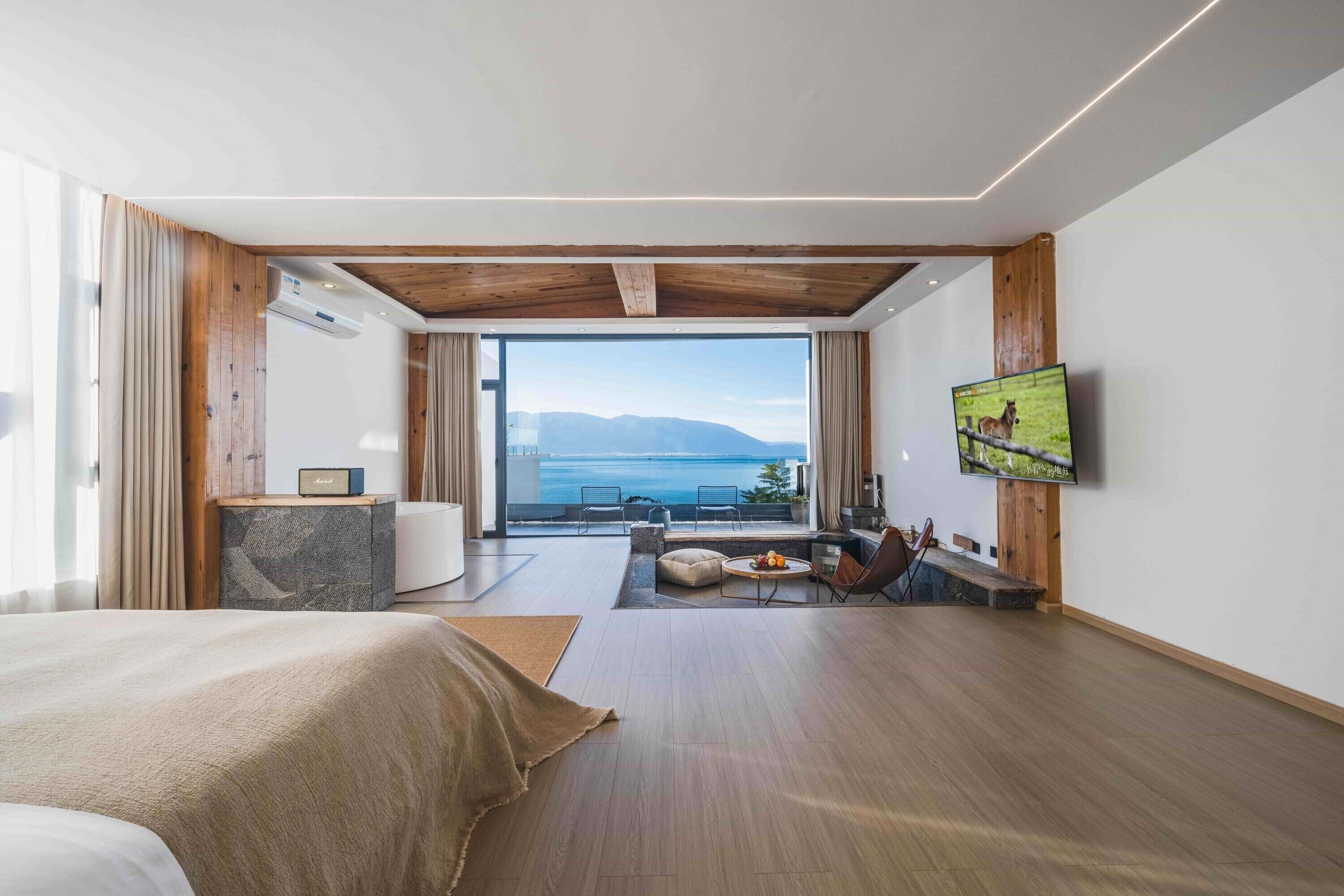 浪漫双人房, 露台, 海景 | 客房景观