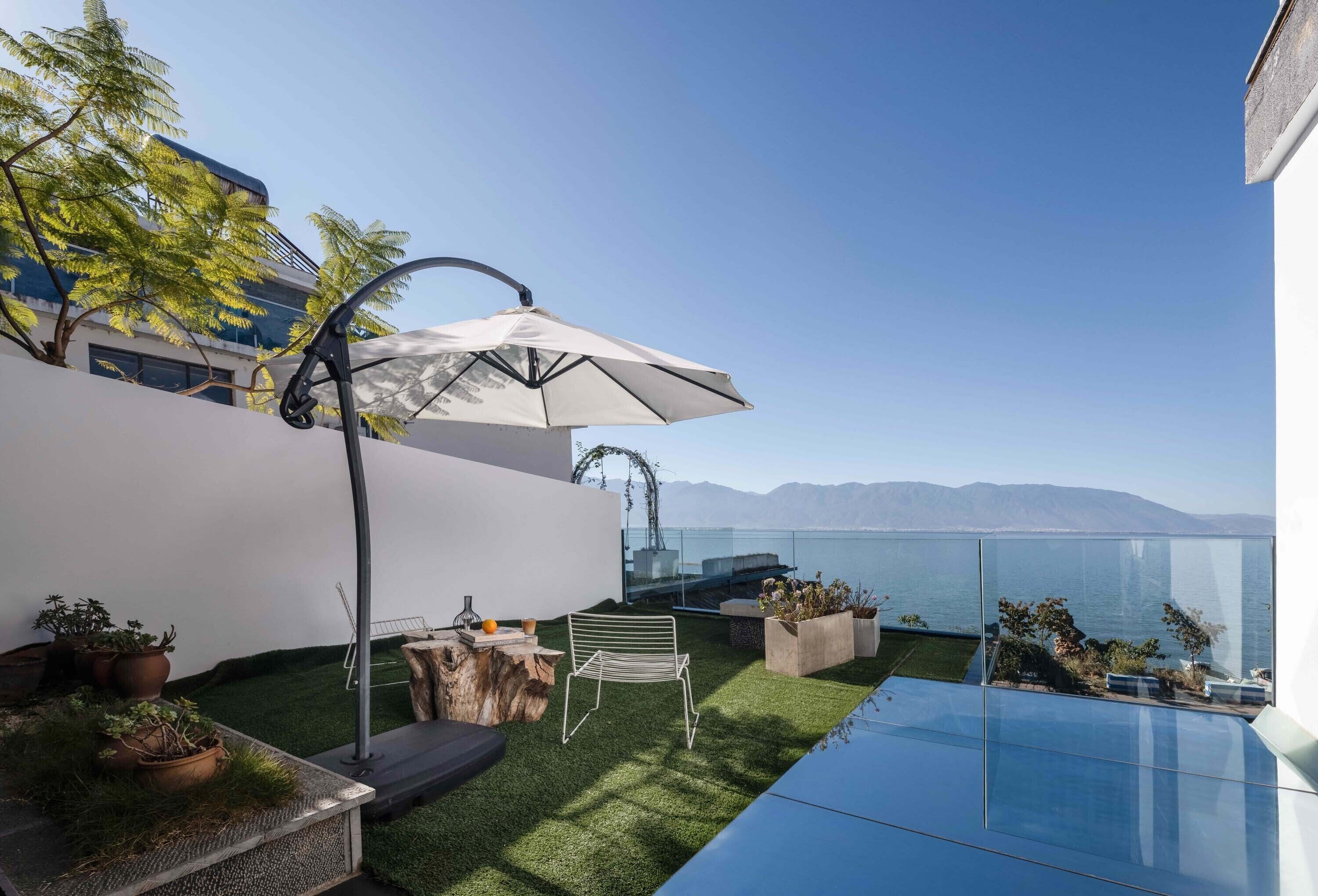 Romantic Suite, Patio, Sea View | Balcony