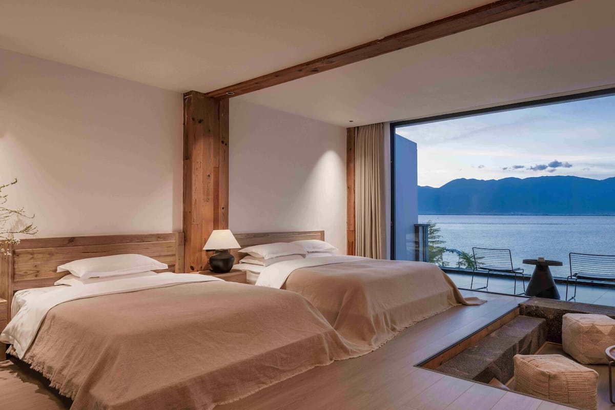 Seniorisviitti, patio, merinäköala | Näkymä huoneesta