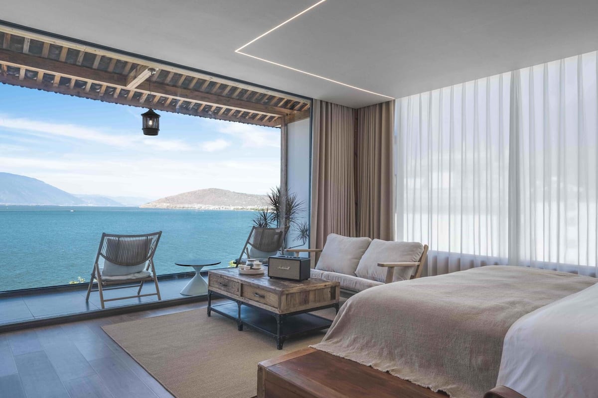 Perhesviitti, merinäköala | Näkymä huoneesta