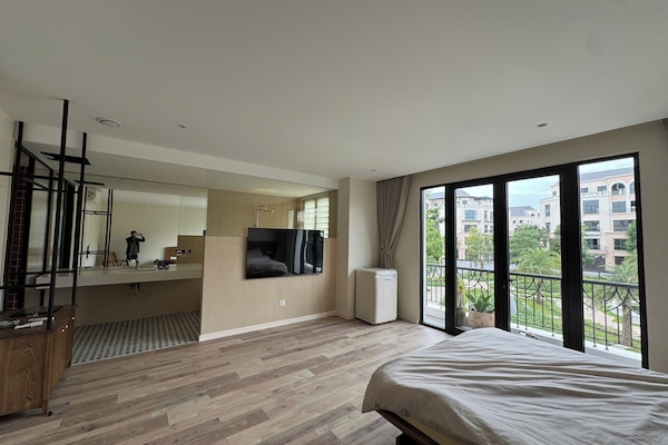 Habitación superior | Tabla de planchar con plancha y wifi gratis