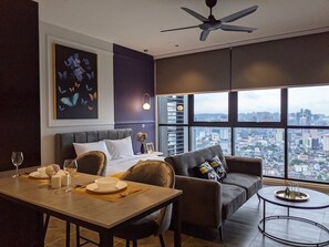 Comfort Studio, City View | Iron/ironing board, free WiFi - Scarletz Suites KLCC Near Twin Towers (Kuala Lumpur)