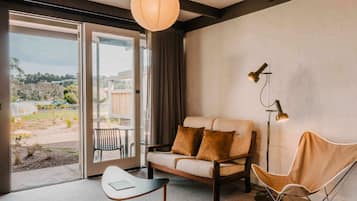 Suite, Terrasse, Seeblick | Wohnbereich