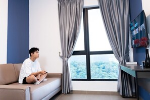 Comfort Apartment, 2 Bedrooms, City View | City view - Mossaz Suites Walk to Empire City Mall (Petaling Jaya)