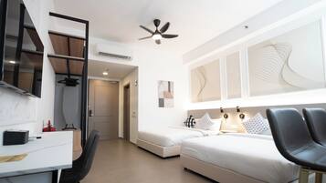 Studio Suite Mewah, 2 Tempat Tidur Queen, pemandangan kota | Pemandangan kota