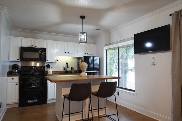 Microwave, oven, stovetop