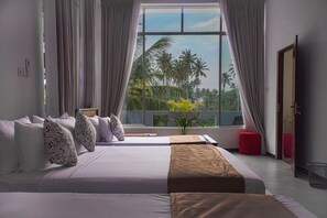 Habitación familiar | Escritorio, espacio para trabajar con un portátil, wifi gratis