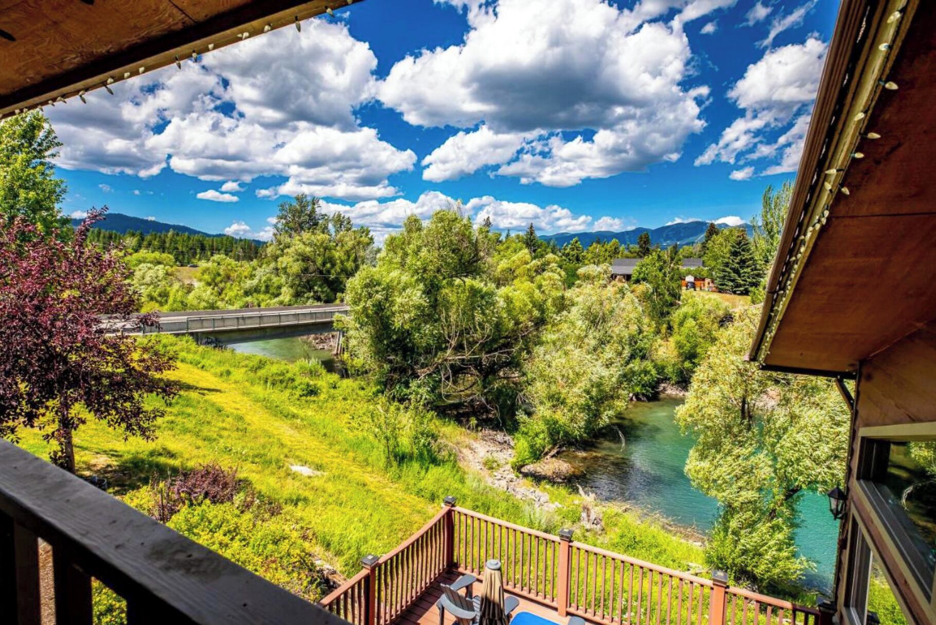 Apgar King w/ Mountain & River Views | Terrace/patio