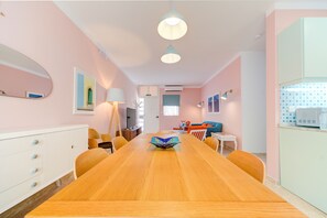 Apartment, 2 Bedrooms, Kitchen | Dining room - Colourful Spacious Maisonette with Yard (San Pawl il-Baħar)