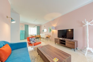 Departamento, 2 habitaciones, cocina | Área de sala de estar