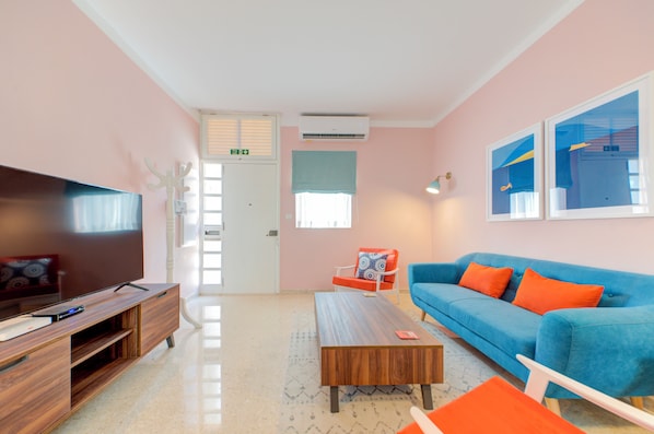 Departamento, 2 habitaciones, cocina | Área de sala de estar