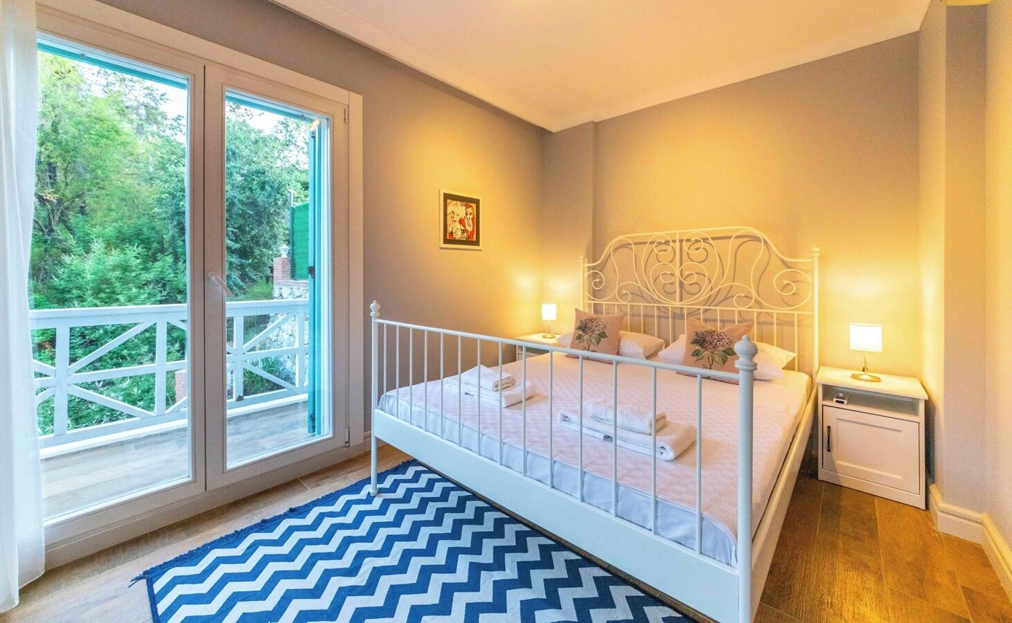 Villa, 3 habitaciones, vista a la bahía, frente al mar | Tabla de planchar con plancha y wifi gratis 