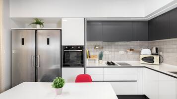 Apartment, 1 Queen-Bett und Schlafsofa, Küche | Eigene Küche