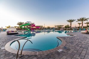Outdoor pool, a heated pool - New Modern Luxury 8-bed mins to AAG, Fwy, Clubhouse. Ideal Sports or Ext Stay  (Mesa)