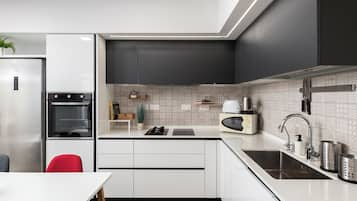 Apartment, 1 Queen-Bett und Schlafsofa, Klimaanlage | Eigene Küche