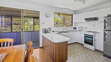 Microwave, oven, stovetop