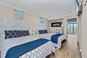 1 slaapkamer, een strijkplank/strijkijzer, wifi, beddengoed