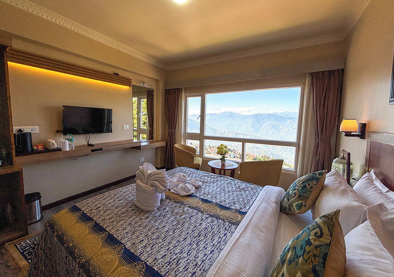 Habitación doble Premier, vista a la montaña | Wifi gratis 