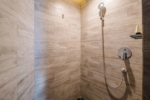 Family Room, Mountain View | Bathroom | Hair dryer, slippers, towels, soap