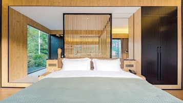 Panoramic Double Room, Mountain View | Living area | TV