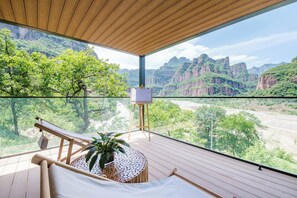 Comfort Double Room, Mountain View | Balcony view - Country Retreats Henan Linzhou Shibanyan (Anyang)