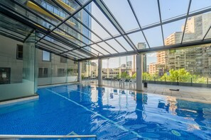 Pool - Spacious Southbank 1BR near Crown & Yarra • Pool, Gym & Tennis Court • Sleeps 4 (Southbank)