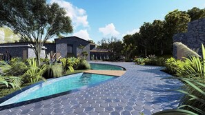 Outdoor pool - jüSTa Luxé -Highpoint Jawai (Bali)