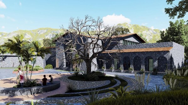 Porch - jüSTa Luxé -Highpoint Jawai (Bali)