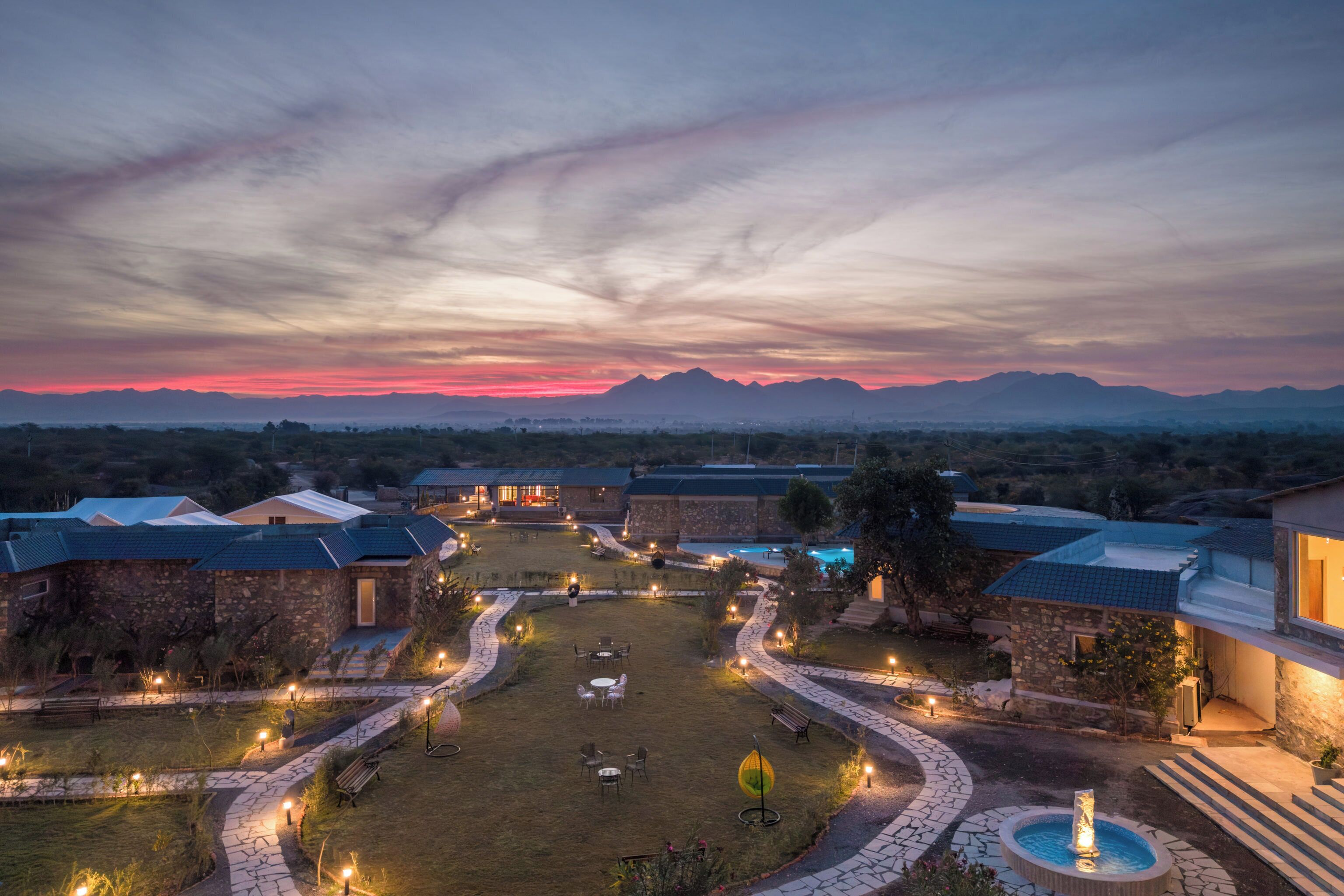 Façade de l’hébergement