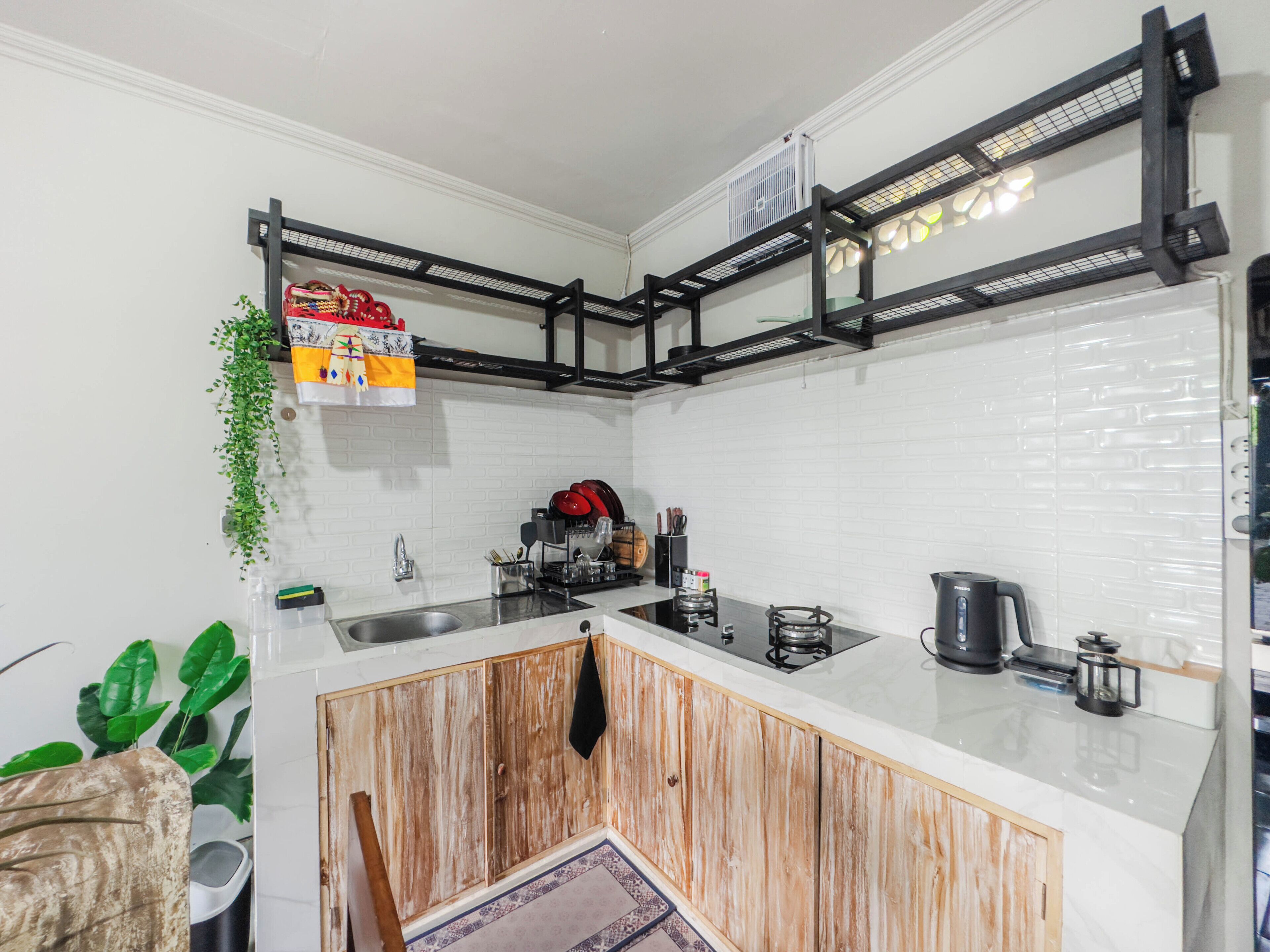 Chambre Deluxe | Cuisine partagée | Réfrigérateur, plaque de cuisson