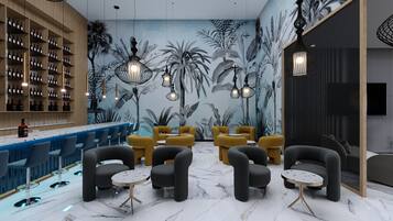 Sala de estar en el lobby