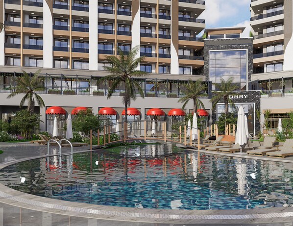 حمّام سباحة خارجي