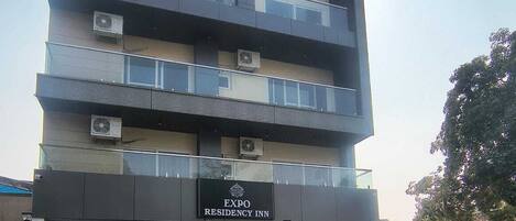 Majoituspaikan julkisivu