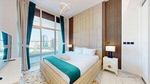 Iron/ironing board, WiFi, bed sheets - Elegant 1 Bedroom l Arjan l Pool with View Deck (Arjan)