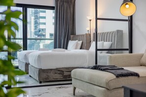 2 bedrooms, iron/ironing board, WiFi, bed sheets - Lux 2 Bed I Marina & Skyline View I Prime Location (Dubai Marina)