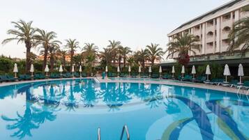 2 indoor pools, seasonal outdoor pool