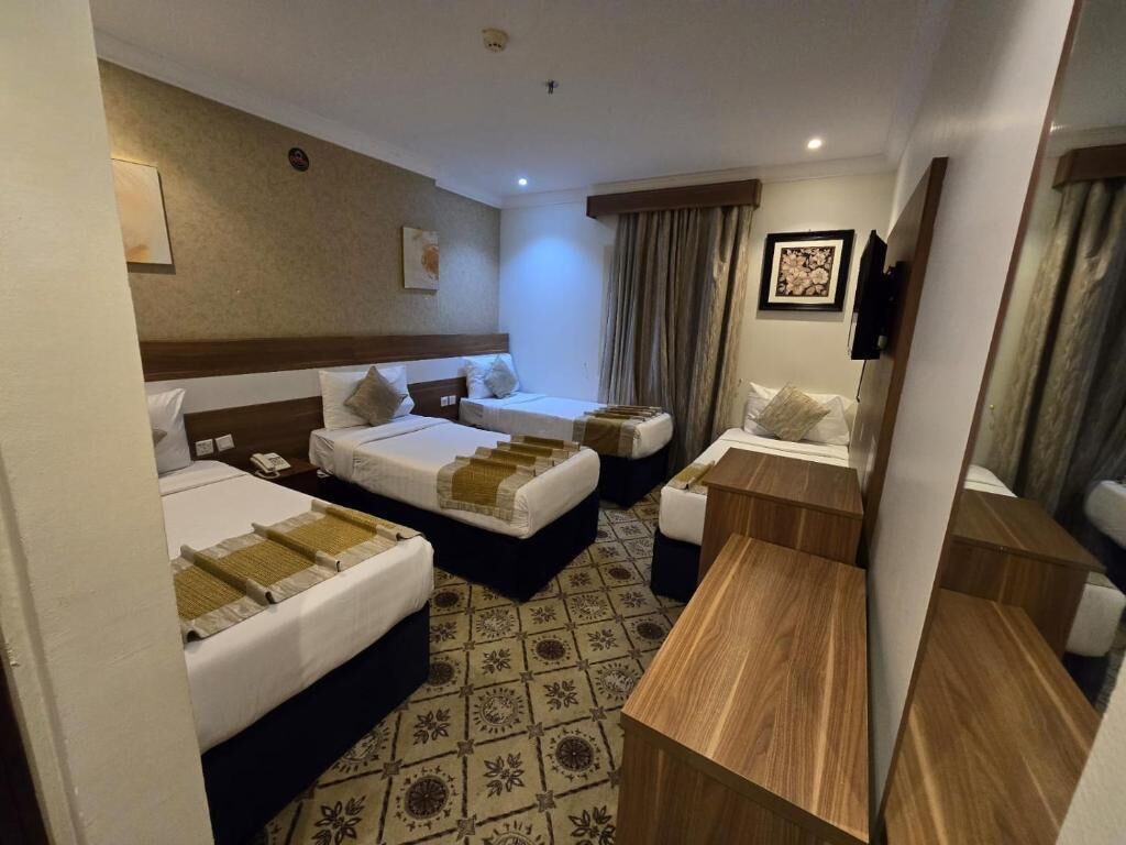 Quadruple Room, City View | Desk, free WiFi