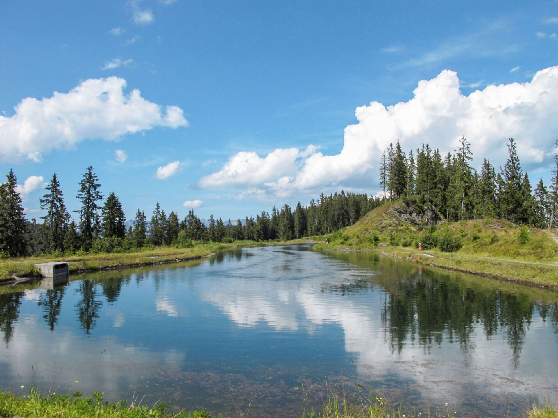 Himmel, Wasser, Wasservorräte, Gewässer, Baum, Natur, Grün, Natürlichen Umgebung, Natürliche Landschaft, Wolke