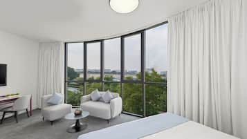 Signature Room | In-room safe, desk, laptop workspace, iron/ironing board