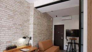 Unclassified image, 4 of 24, button - Emily in Athens - Central design awarded flat b/n Syntagma & Monastiraki (Athina)