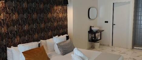 Kahden hengen standard-huone | Tallelokero huoneessa, ilmainen Wi-Fi