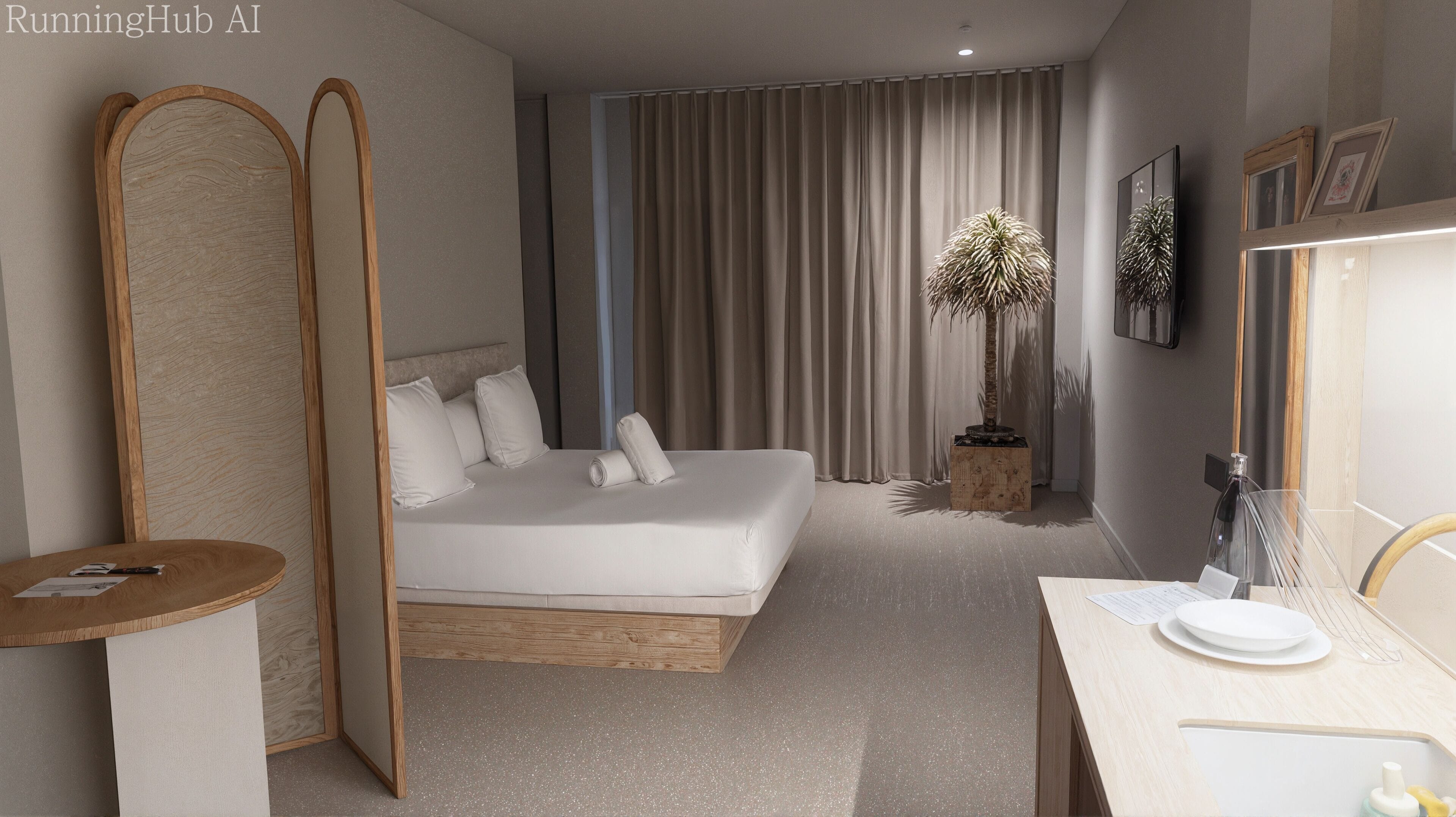 Kamar Double Basic | Brankas dan Wi-Fi gratis