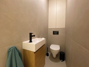 Handdoeken, zeep, toiletpapier