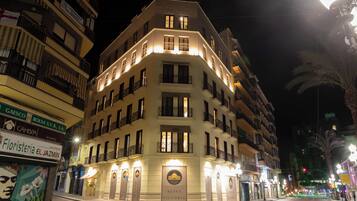 Overnatningsstedets facade