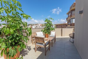 디럭스 펜트하우스, 파티오, 시내 전망 | 테라스/파티오