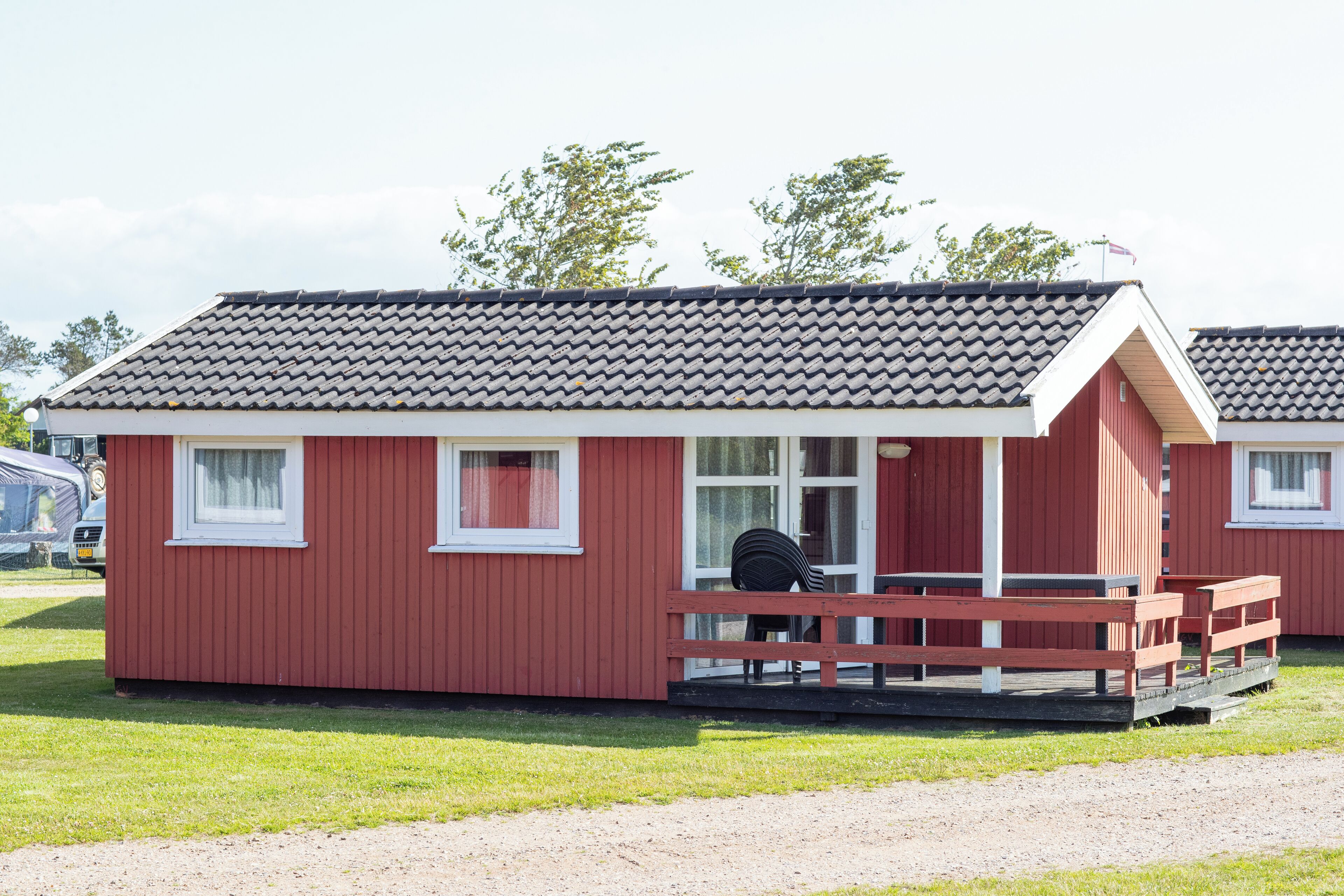 Overnatningsstedets facade