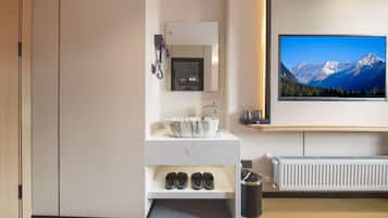 Kahden hengen perushuone, vuoristonäköala | Ilmainen Wi-Fi