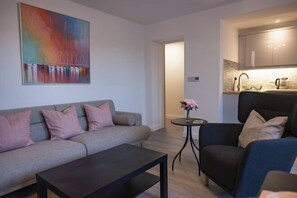 Living area - Sunbeam House Apartment 1 (Heysham)