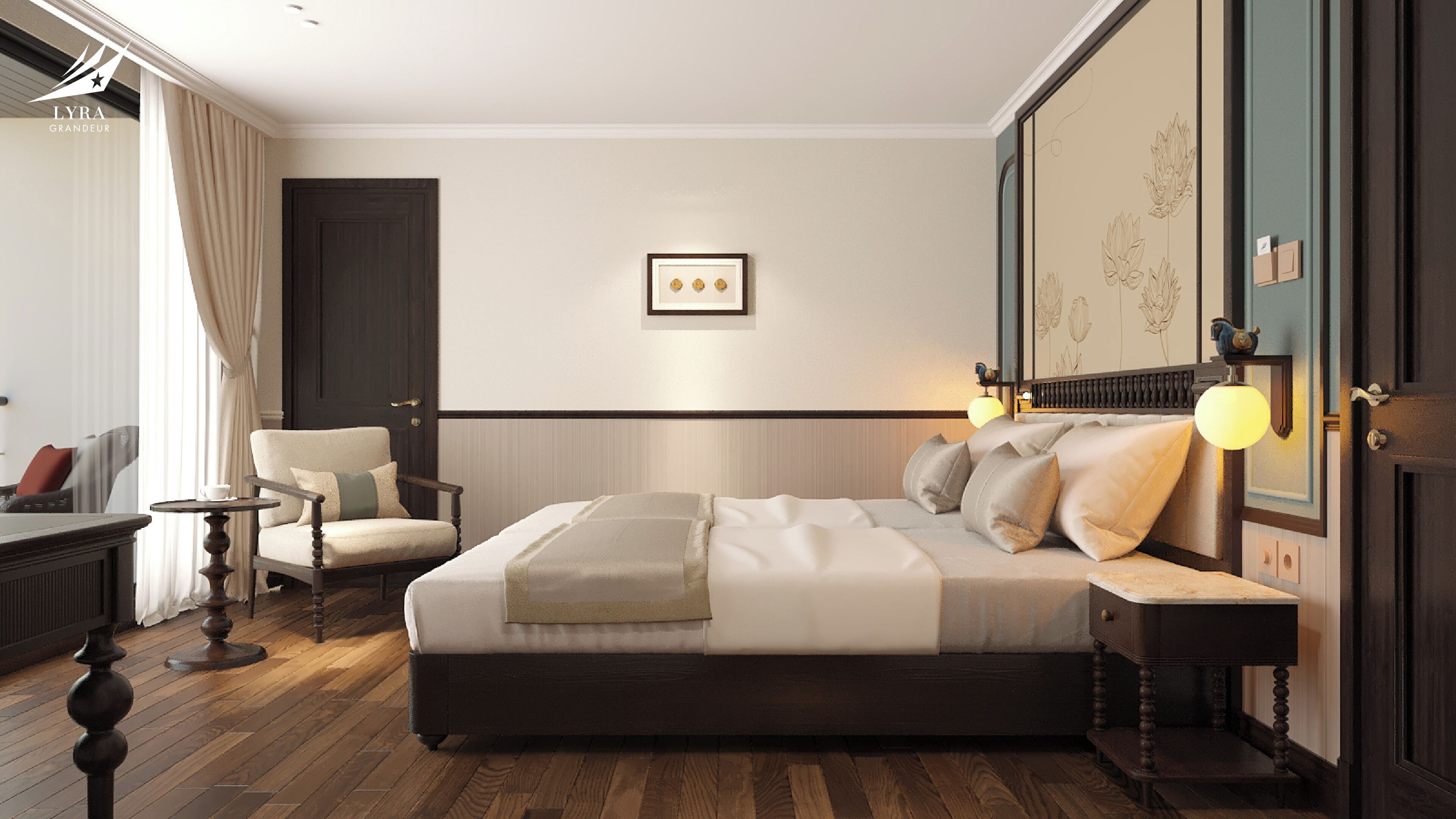 Rom – deluxe, havutsikt | Minibar, skrivebord, skrivebord for bærbar PC og lydisolert