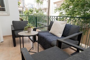 Terrace/patio - 1400ft², Central, Rooftop, Gym, King Bed,  WFH (Athina)